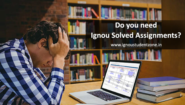 Ignou Solved assignments