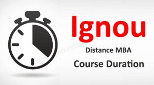 Ignou Distance MBA duration