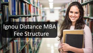IGNOU MBA fee structure