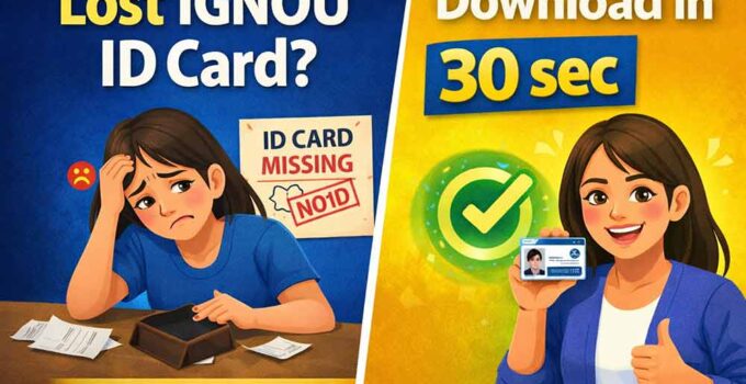 IGNOU Duplicate ID card Download