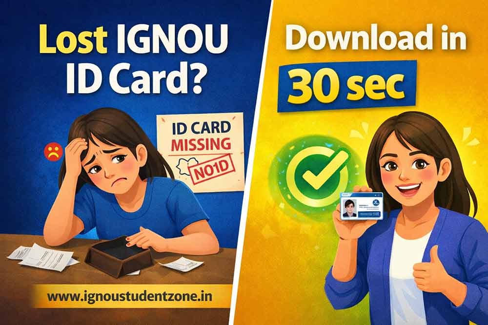 IGNOU Duplicate ID card Download