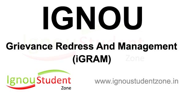 Ignou Grievances Cell and Status