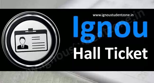 IGNOU hall ticket