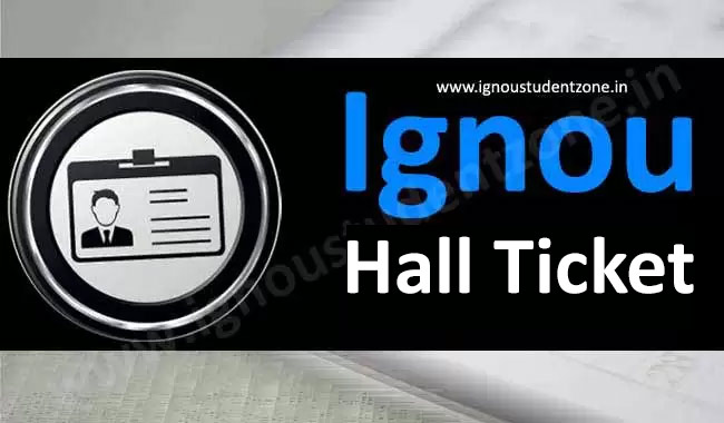IGNOU hall ticket
