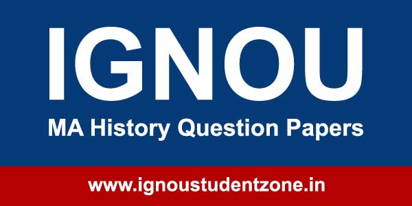 Ignou MAH question papers of previous years