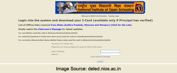 nios deled identity card download