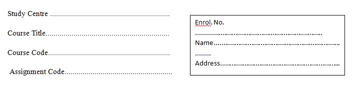 nios deled assignment cover page