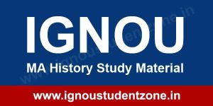 IGNOU MA History Books & Study Material
