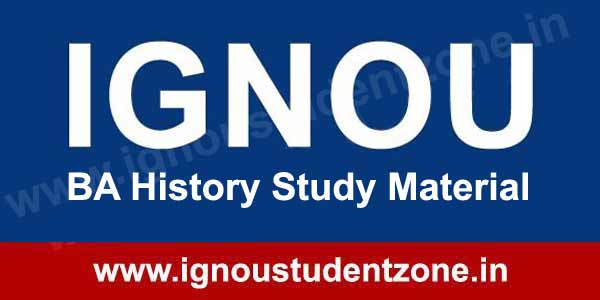 IGNOU BA History Books