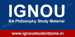 IGNOU BA Philosophy Study Material