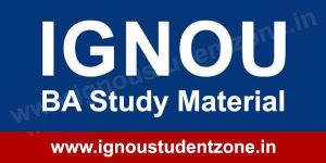 IGNOU BA Books & Study Material free download