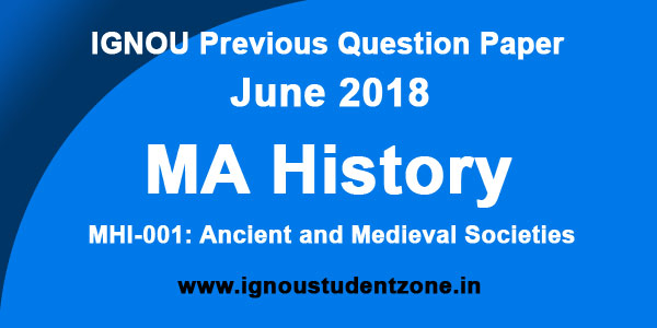 IGNOU MHI 1 June 2018 question paper