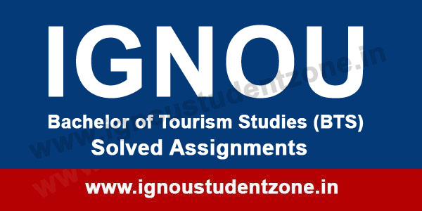 IGNOU BTS Solved Assignments