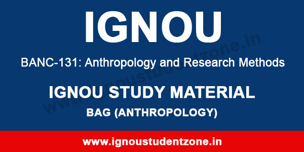 IGNOU BANC 131 Study Material