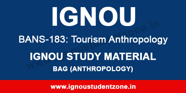 IGNOU BANS 183 Study Material