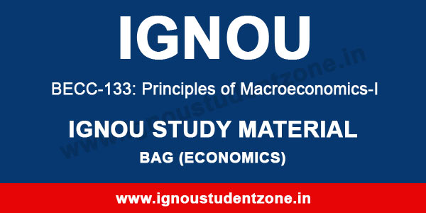 IGNOU BECC 133 Study Material