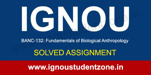 IGNOU BANC 132 Solved Assignment