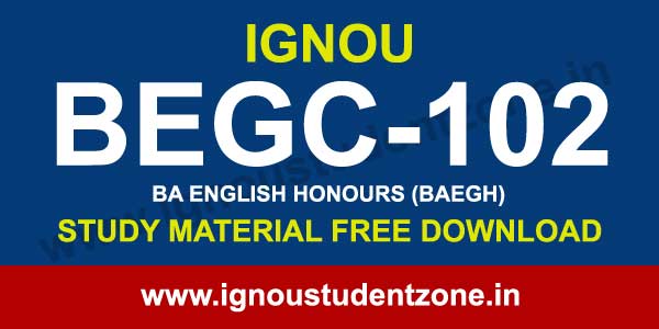 IGNOU BEGC 102 Study Material