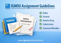 IGNOU assignment guidelines rules format handwritten instructions and submission tips