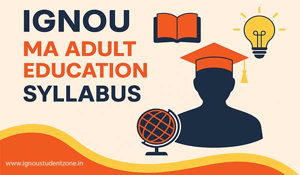 IGNOU MA Adult Education Syllabus