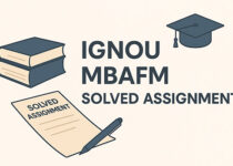IGNOU MBAFM solved assignment
