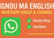 IGNOU MA English Whatsapp group