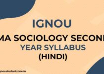IGNOU MA Sociology 2nd Year Syllabus in Hindi