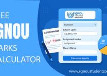 IGNOU Marks Calculator online free tool to calculate Assignment and theory marks