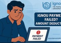 IGNOU payment failed but amount deducted