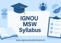 IGNOU MSW Syllabus