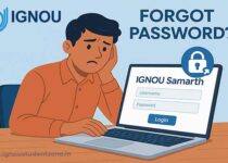 IGNOU Samarth Forgot password