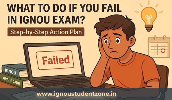 What to do if you fail in IGNOU exam