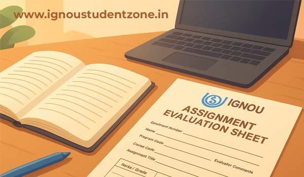 IGNOU Assignment Evaluation Sheet