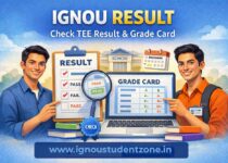 IGNOU result check online term end examination result and grade card for IGNOU students
