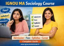 IGNOU MA Sociology course admission fees syllabus and career complete guide
