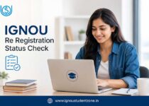 IGNOU re registration status check online