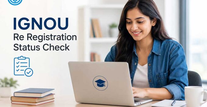 IGNOU re registration status check online