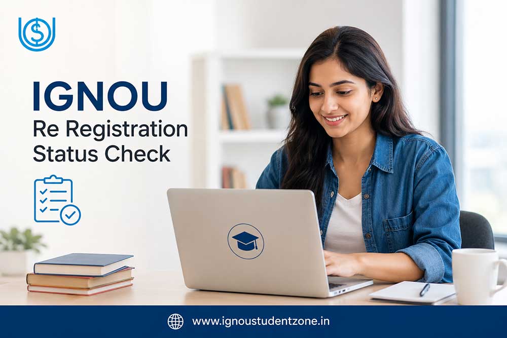 IGNOU re registration status check online